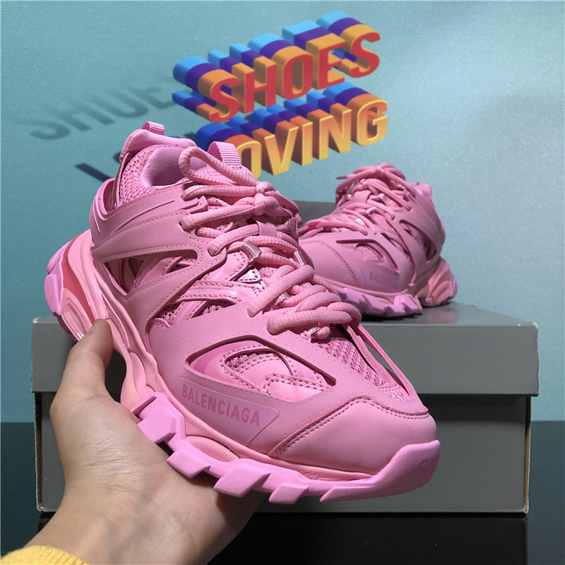 

2020 Top quality Tripler Sneakers Paris shoes Triple S Clear luxurys designers Combination Crystal Bottom Men Women Fashion Dad Shoes, Customize