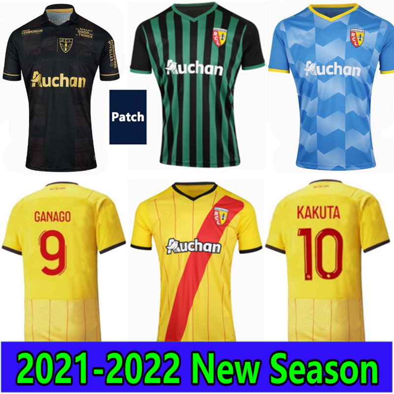 

22 23 RC Lens Sainte Barbe soccer jerseys OPENDA GANAGO KAKUTA SOTOCA FOFANA DA COSTA maillot de foot DOUCOURE LECA Gradit FRANKOWSKI 2022 2023 medina football Shirts, 21-22 special +patch