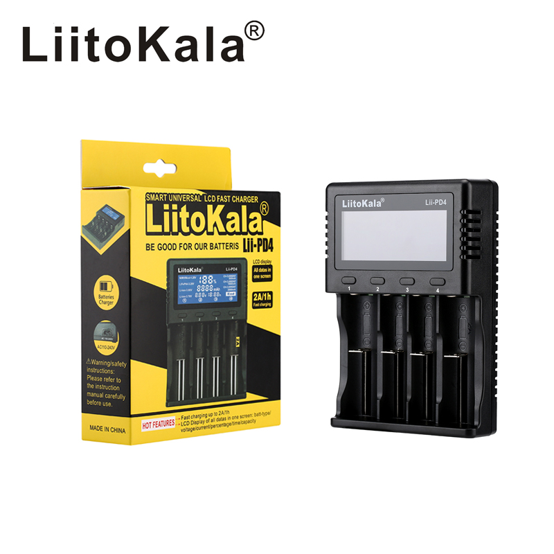 

Pack Lii-PD4 Lii-PL4 Lii-S2 Lii-S4 Lii-S6 lii-500S lii-PD218650 26650 Lithium-ion NiMH Battery Smart Charger