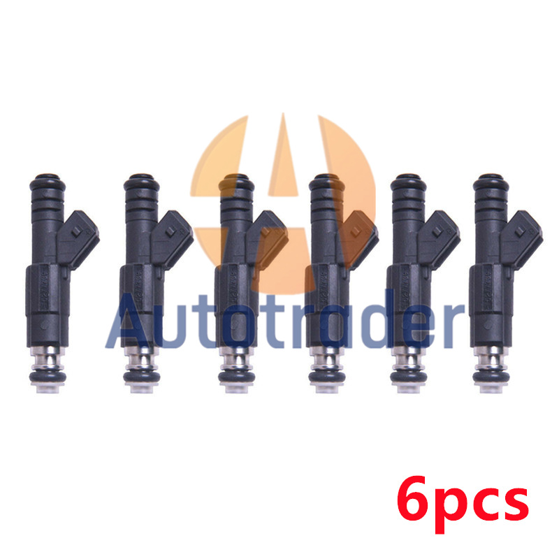 

6pcs 0280155703 Fuel Injector For Jeep 4.0L Replace High Impedance 1987-1998
