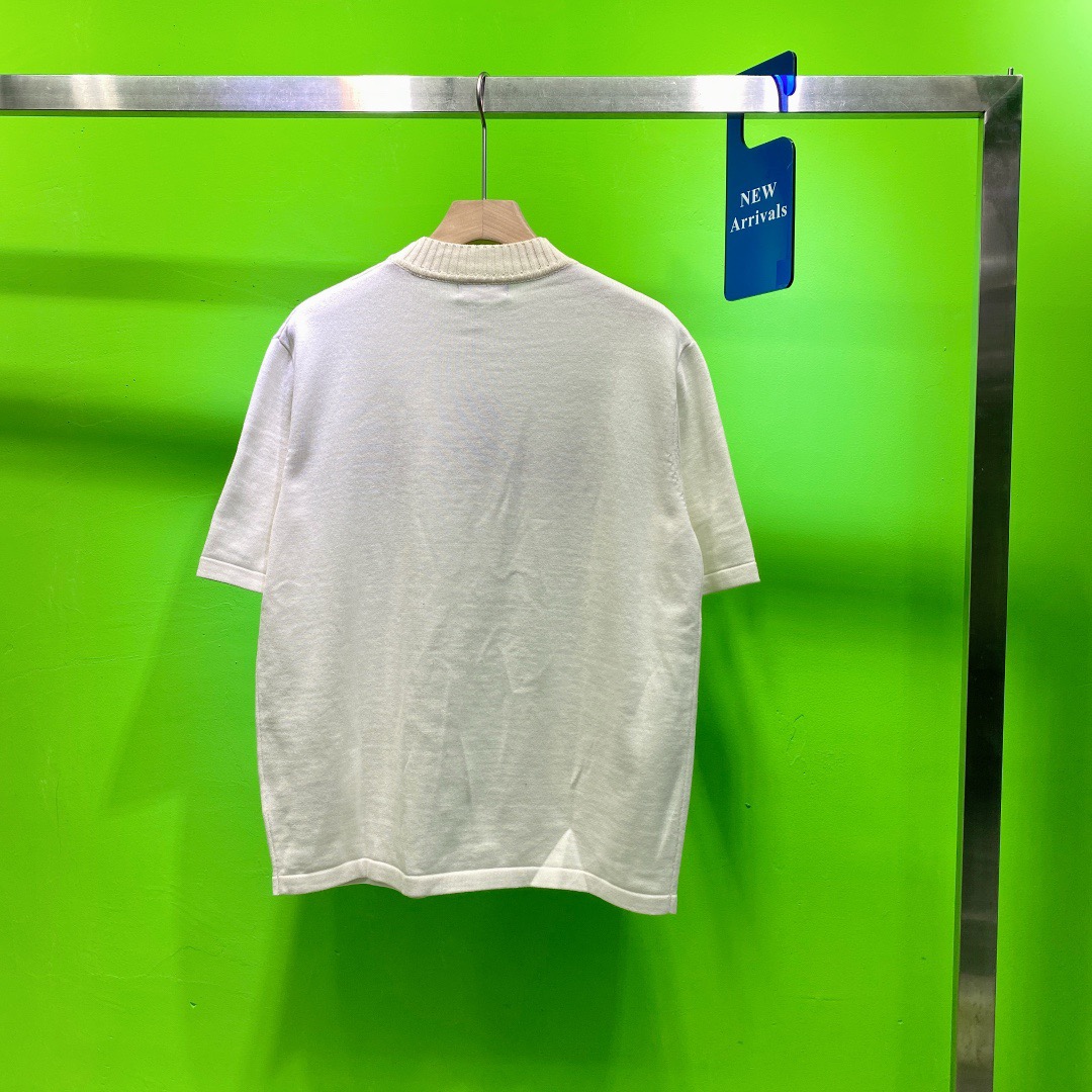 

2021ss spring and summer new high grade cotton printing short sleeve round neck panel T-Shirt Size: m-l-xl-xxl-xxxl Color: black white acw244