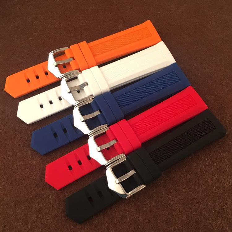 

Watch Bands Silicone Strap Men's Sports Diving Bracelet Waterproof Soft Belt 18/20/22/24mm