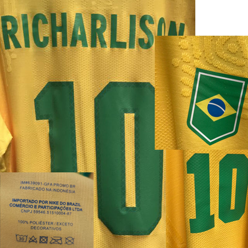 

Collectable 2021 Final Malcom Maillot Match Worn Player Issue Richarlison Dani Alves Custom Any Name Number Soccer Patch Badge