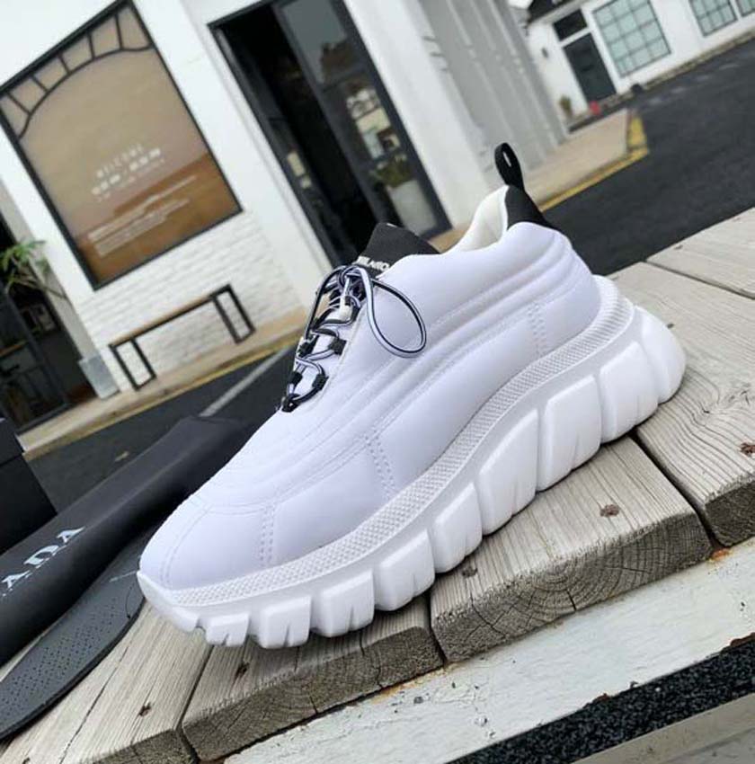 

Fashion women shoes Sneakers high top triple black white red pink Beige lace up Clearsole mens casual sneaker size 35-41 home011 03, #6