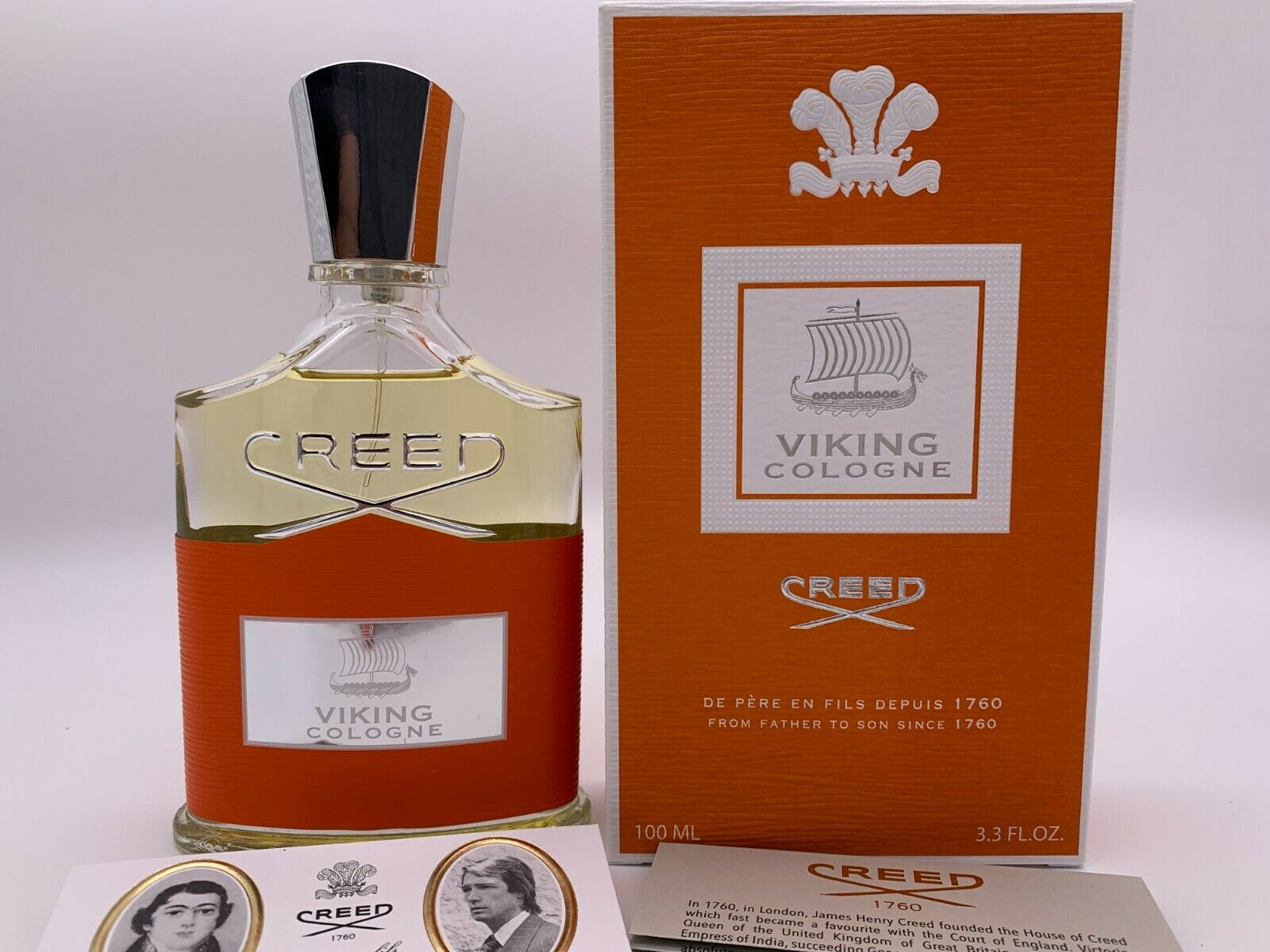 

Creed Viking Cologne 100ml Men Women Perfume Fragrance Eau De Parfum 3.3oz Creeds Aventus Millesime Long Smell Spray Top Quality