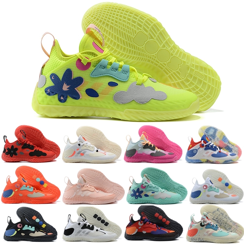 

Mens Hardens Vol. 5 v Basketball Shoes Vol.5 Fluorescent Pink Black Cny Flame Red Weaving Sneakers Men 5s Trainers Sports, Not buy separately