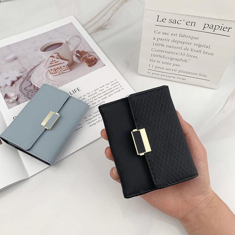 

Card Holders Wallet Small Bag Leather Large Capacity Purse Carteira Masculina, Black
