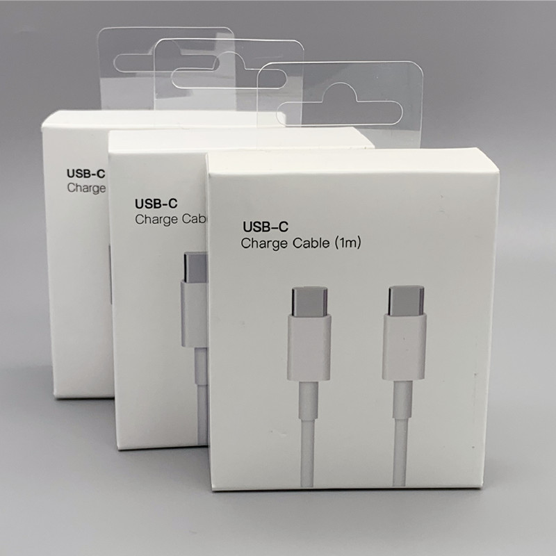 

USB C Charge Data Cables for Apple iPad Macbook Pro Huawei Xiaomi Samsung Mobile Phone PD Fast Charging USB Type-C Power Cord, White