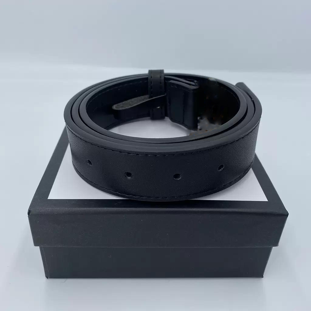 

Fashion Luxury Belts Men Women Big Gold Buckle Designer AP001 Genuine Leather Belt Classical Ceinture 2.0cm 2.8cm 3.4cm 3.8cm Width With Box, Black