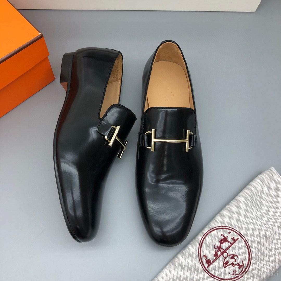 

C7 MENS OXFORD Real Cowhide LEATHER ITALIAN Design SHOES FASHION LUXURY BRANDs Black Office FORMAL Pointed Cap Toe MEN DRESS Wedding SHOE 22
