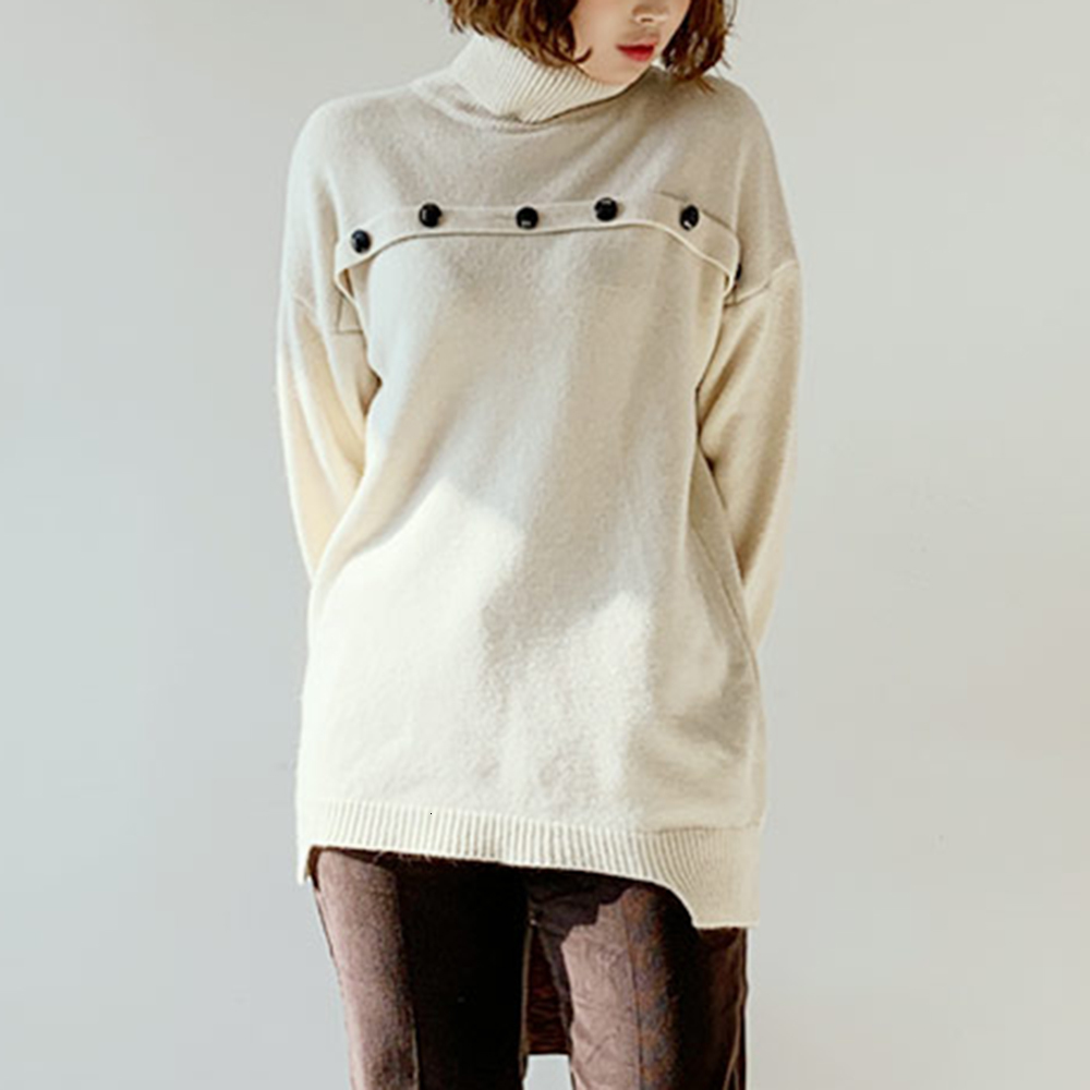 

New Retro Style Top Button 2021 Hot Women's Sweater Blouse Dvph, Haji