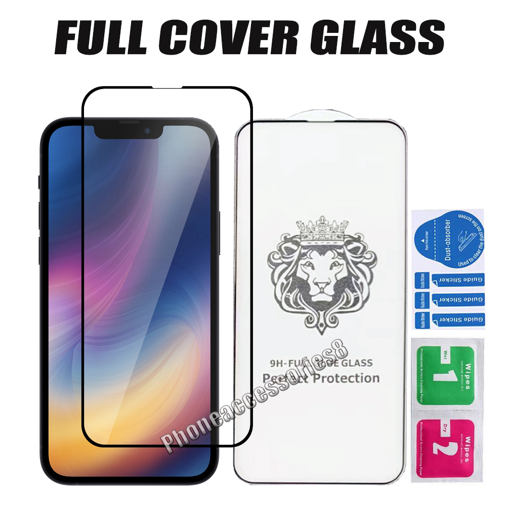 

Full Cover Tempered Glass Protector For Iphone 13 12 11 PRO MAX XR XS 6 7 8 SE Samsung Galaxy Note20 A71 A51 5G A01 Core