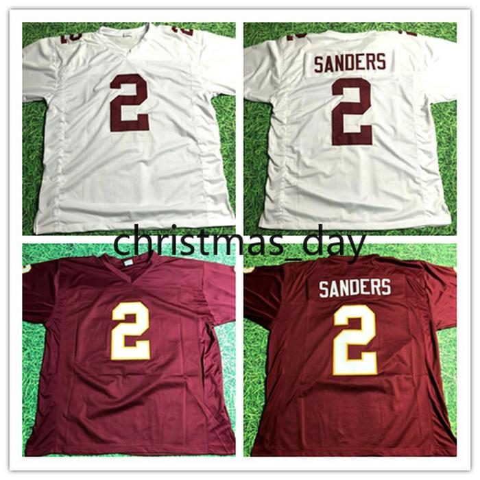 

Cheap custom DEION SANDERS CUSTOM FLORIDA STATE SEMINOLES JERSEY FSU Customized Any name number Stitched Jersey XS-5XL, White