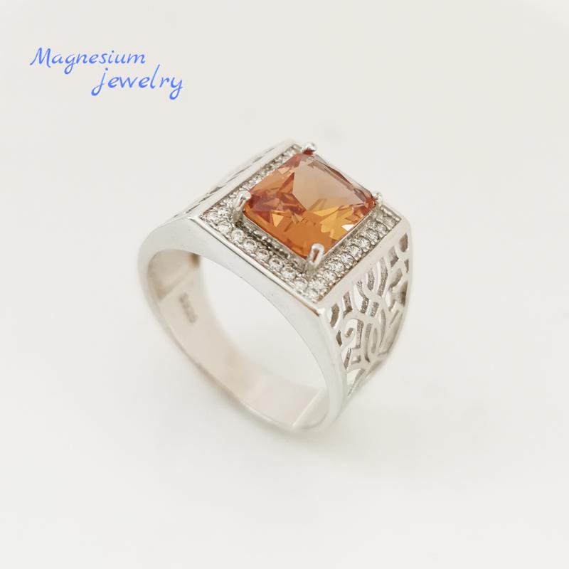 

Cluster Rings Men's Silver 925 Men Original Gifts Zultanite Color Changing Sultanit Fine Jewelry Created Zircon Diaspore Wedding