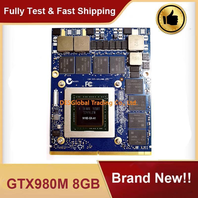 

Brand GTX 980M GTX980M Graphics Video Card SLI X-Bracket N16E-GX-A1 8GB GDDR5 MXM For Alienware MSI Clevo Laptop11