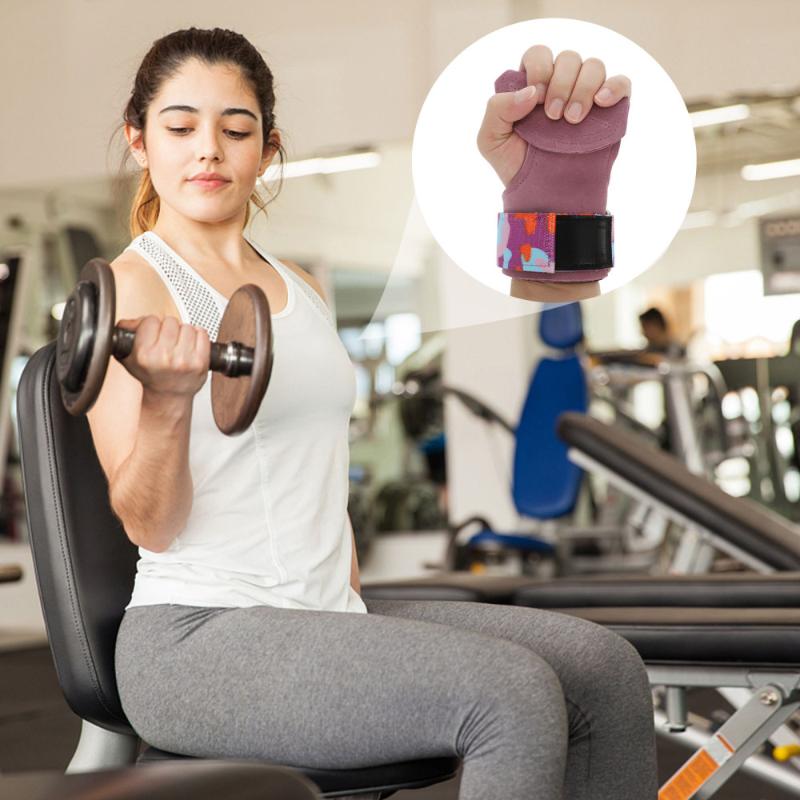 

Wrist Support 1 Pair Of Fitness Guard Non-slip Palm Hand Grip Glove For Gym, Assorted color