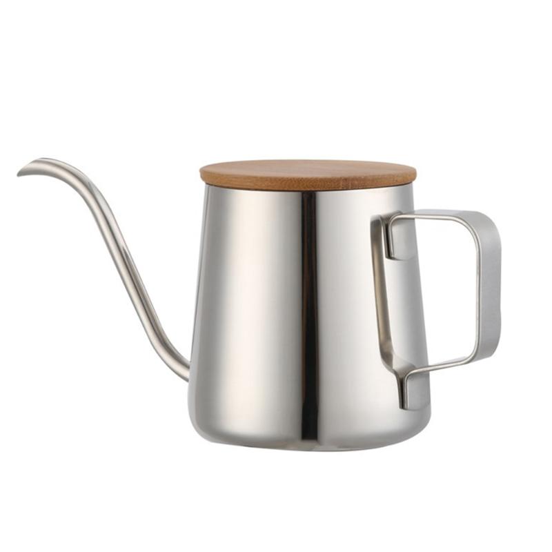 

Coffee Pots 350ml Pot Long Narrow Spout 304 Stainless Steel Portable Pour Over Maker Drip Kettle Gooseneck Tea