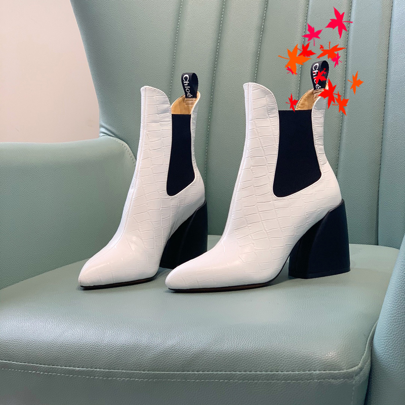 

2022 Top Quality Winter Women Dress Boots High Heels design Leather Boot knitted sock-like flats biker luxury designer shoes Tall Ankle Booties with logo and box -G197, Picture color
