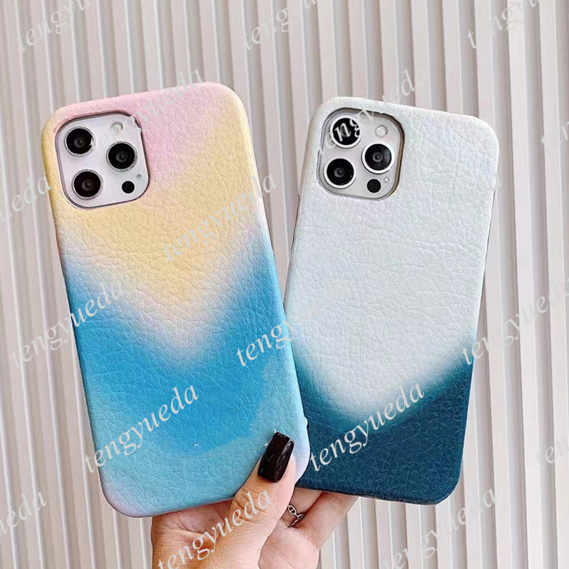 Newest Top Fashion Designer Phone Cases for iphone 13 13pro 12 12pro 11 pro max XS XR Xsma 7 8plus High Quality Print Leather Metal Letters Luxur-image-701216534