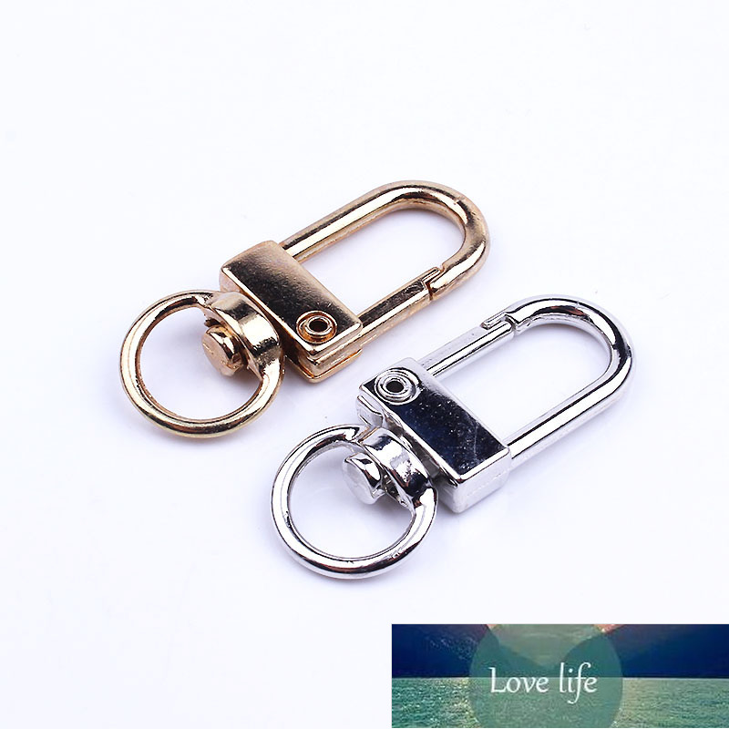 

10Pcs Swivel Lobster Claw Clips Hook Split Key Ring Findings Clasps for DIY Jewelry Making Supplies Bag Keychain DIY Accessories Factory price expert design Quality