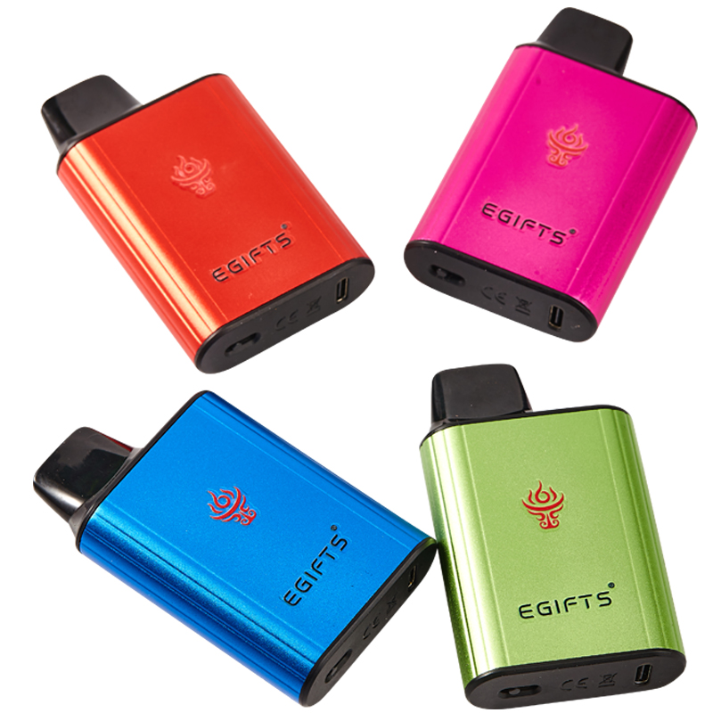 

Original EGIFTS rechargerable e cigarette disposable vape box pens Puff plus XXL Device 550mAh Battery 12ml oils 5000 puffs with mesh coils