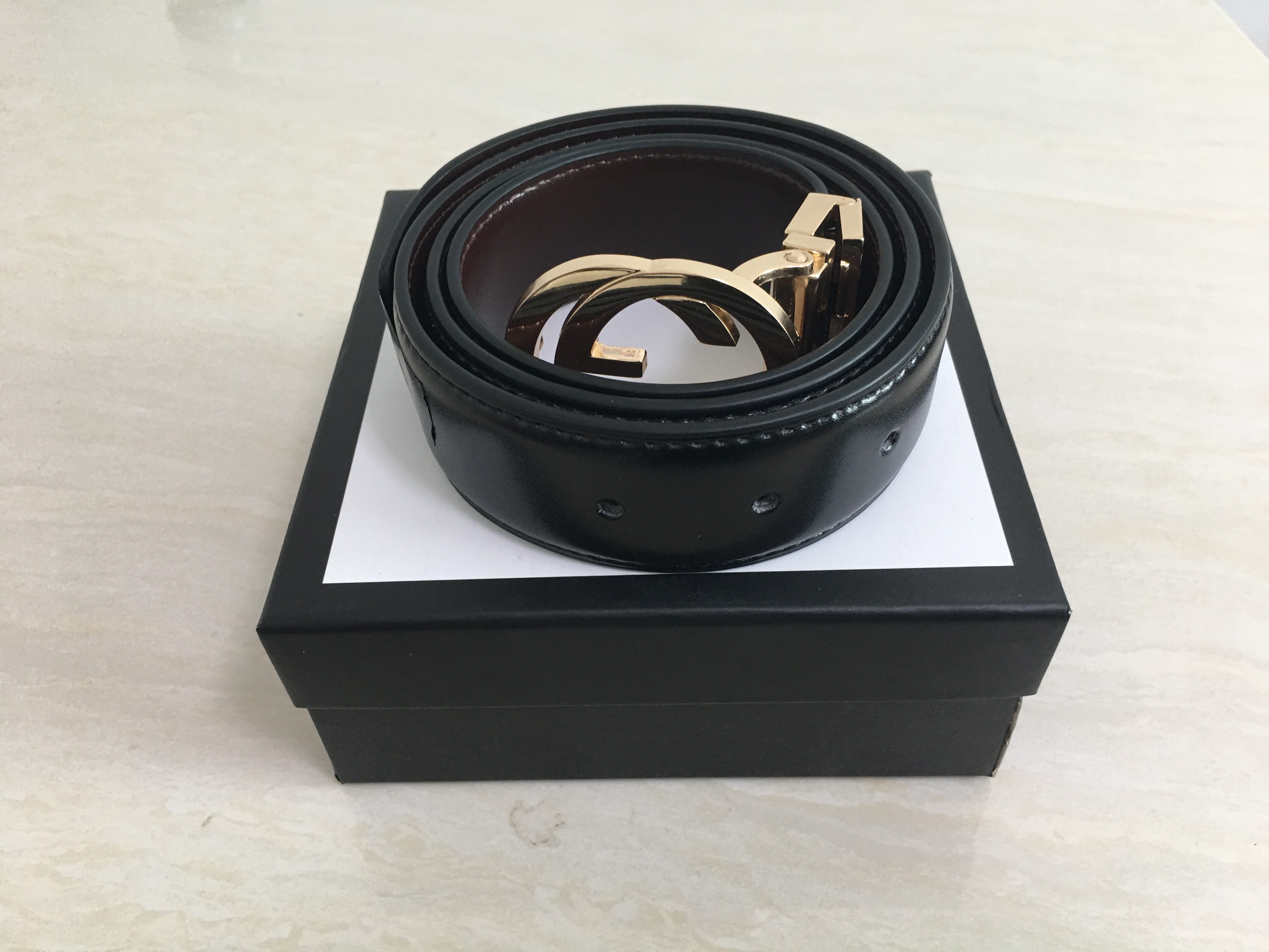 

Fashion Classic Men Designers Belts Womens Mens Casual Letter Smooth Buckle Belt Width 3.4cm With box, No box