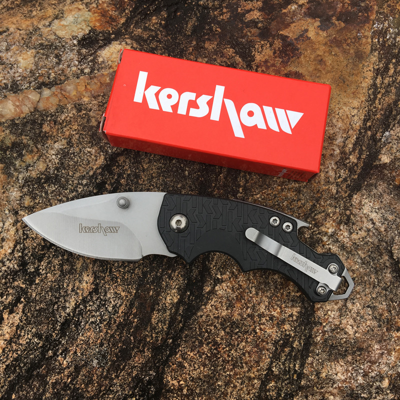 

Kershaw Mini folding knife self-defense EDC tool outdoor survival multi-function pocket portable knife durable HW127