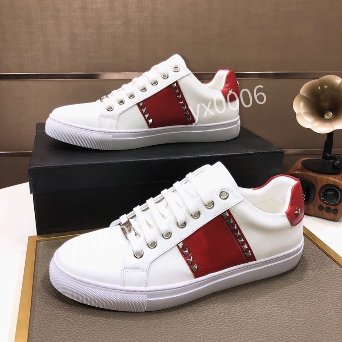 

2022 womens Casual Sports shoes fashion white black women lace-up sneaker 100% leather Velcro Trainers gym Flat men shoe letter designer lady sneakers od201007, Choose the color