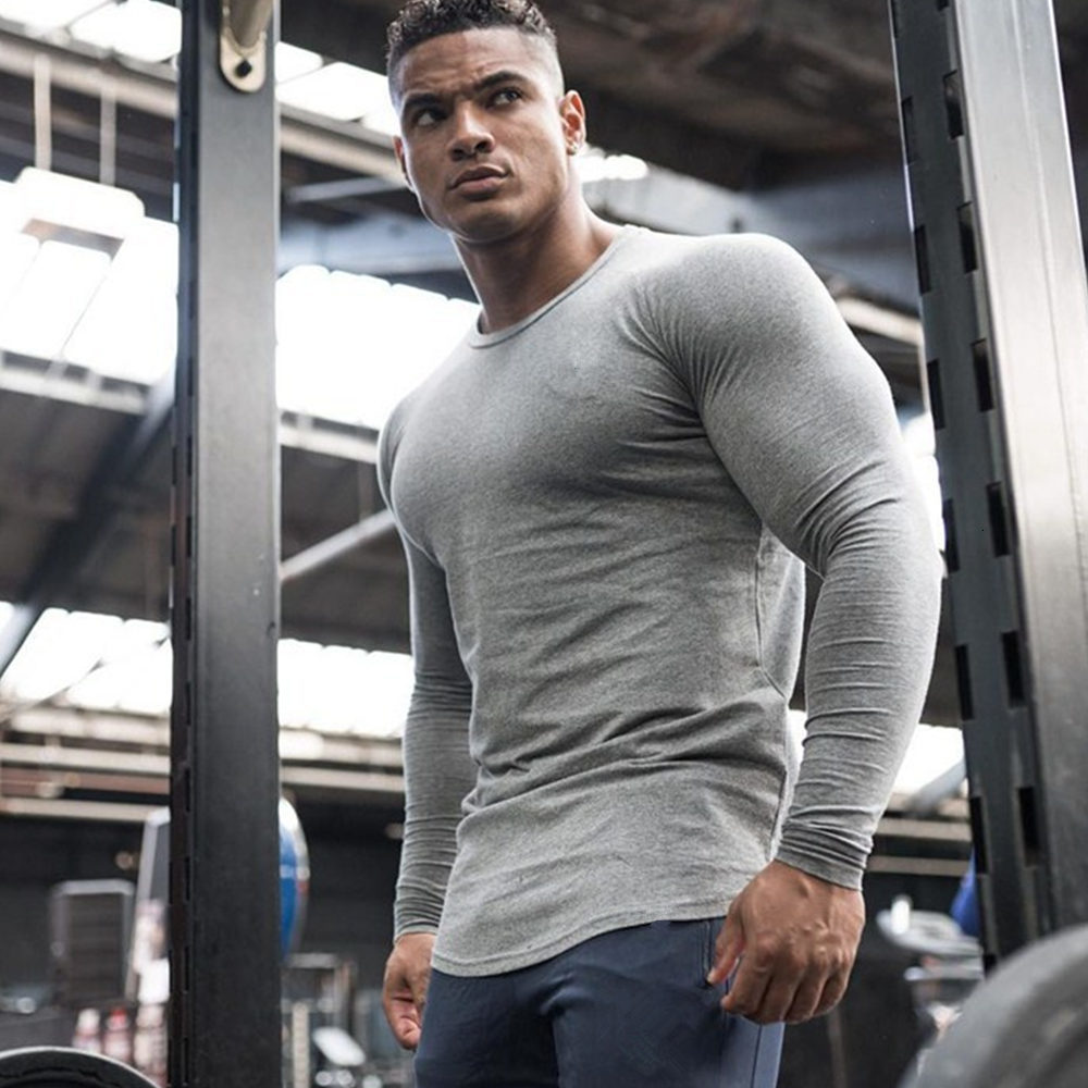 

2021 New Solid Color Fitness T-shirt Men Casual Cotton t Male Gym Bodybuilding Workout Ny Tee Shirt Tops Running Sport Clothing 1n1k, Black