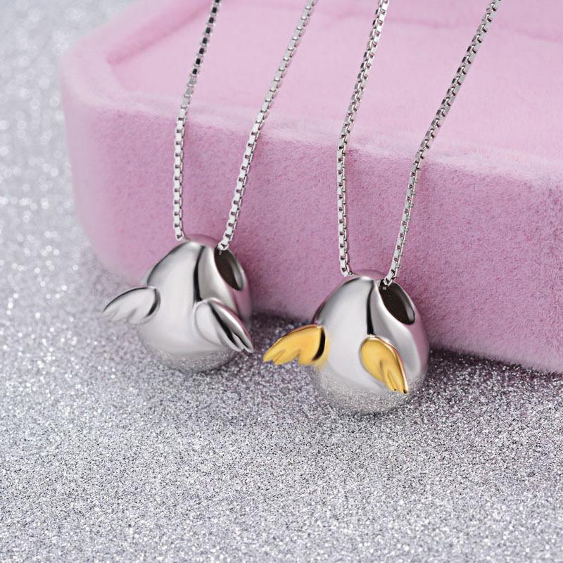 

Pendant Necklaces Lovely Angel Eggs Necklace Women Fashion Chain Choker Fine Gift