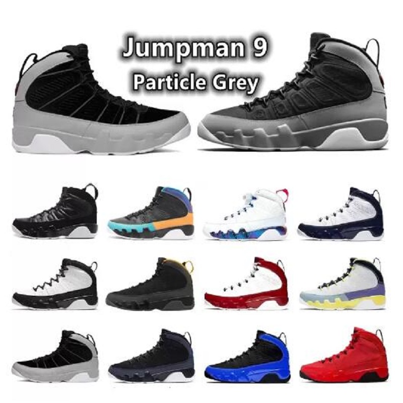 

2022 High Quality Jumpman 9 9s Mens Basketball Shoes Particle Grey Change The World Statue Racer Blue Gym Red Cactus Flower Bred Trainers Sneakers Sports Size 40-47, # 20