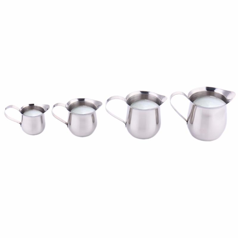 

Coffee Pots 60ml 90ml 150ml 240 Ml Stainless Steel Milk Frothing Jug Espresso Pitcher Barista Craft Cafe Latte Cappuccinos Pitchers
