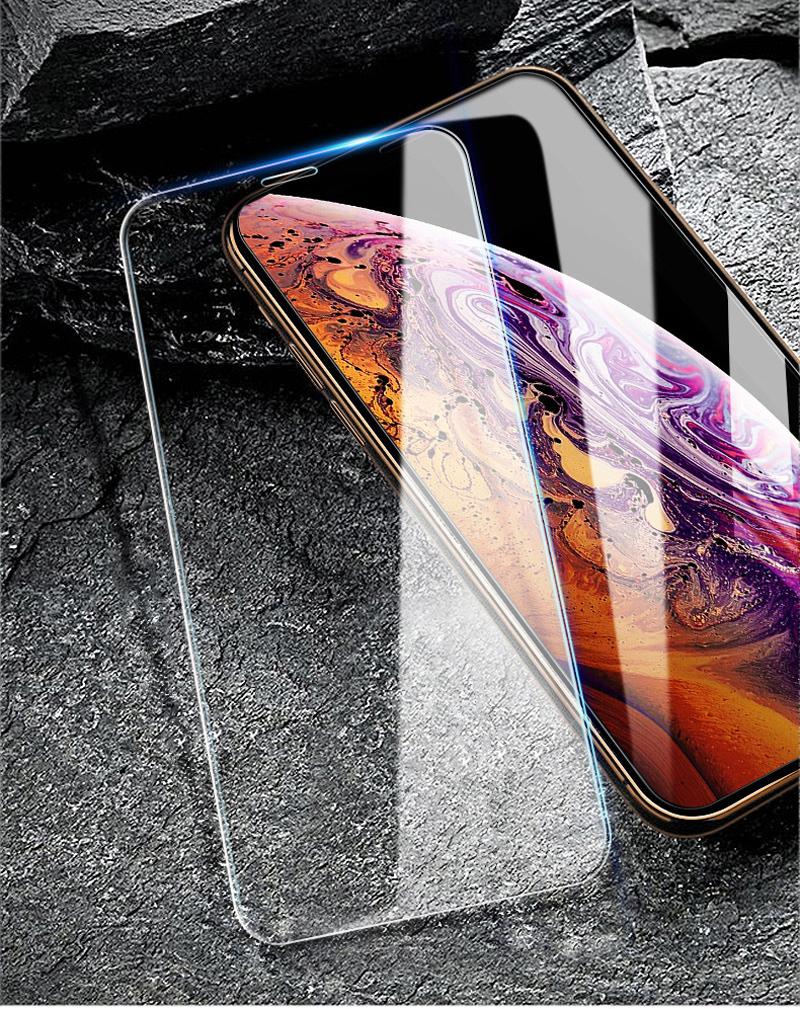 

5 Pcs phone Protector Full Cover Glass on the For iPhone X XS Max XR 12 Tempered Glass 7 8 6 6s Plus 11 Pro Screen