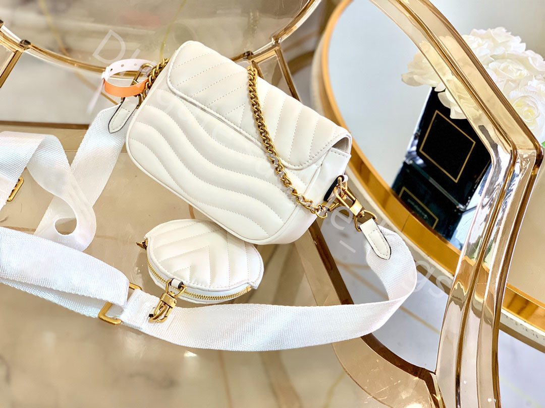 

Luxury Designer Women Fashion Handbags Thread Genuine Leather Ruched Cover Flap Interior Slot Pocket Shoulder Bags, Color q