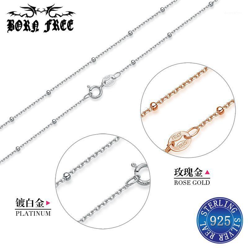 

Sterling Silver Invisible Chain Necklace Women Choker Kolye Jewelry Collares Bijoux Femme Jewellery Largos Chocker Chains