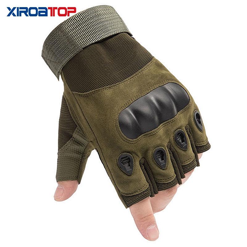 

Sports Gloves 2021 Men Women Outdoor Sport Tactical Half Finger Military Combat Shooting Hunting, Black