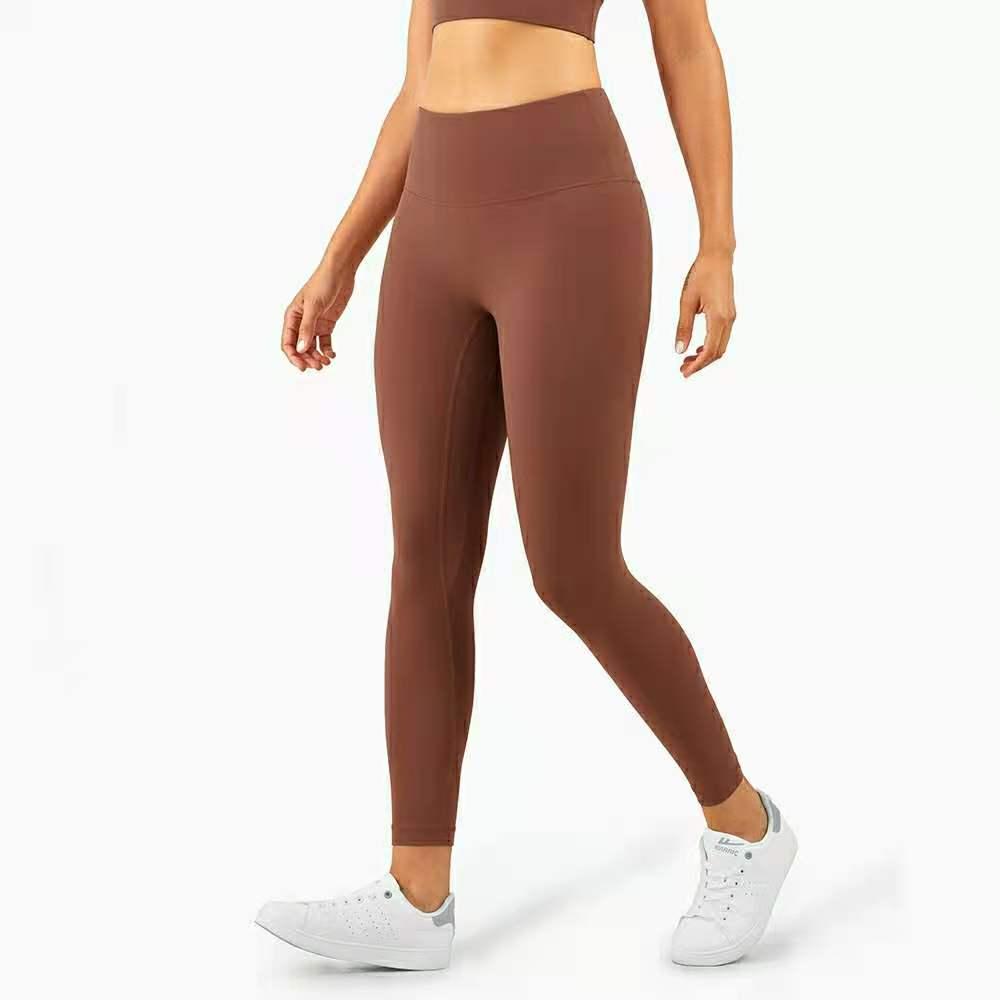 

2021 New Europe and America high waist anti flanging lu-20 Yoga Pants New no embarrassment one piece hip lifting peach pants zzdcfdx, Please mark the color