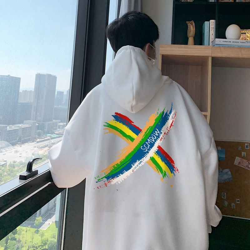 

2021 New Hip Hop Hoodie Streetwear Men Women Harajuku Sweatshirt Cool Autumn Tops Casual Funny Japan White High Street Hoodies Male Abda