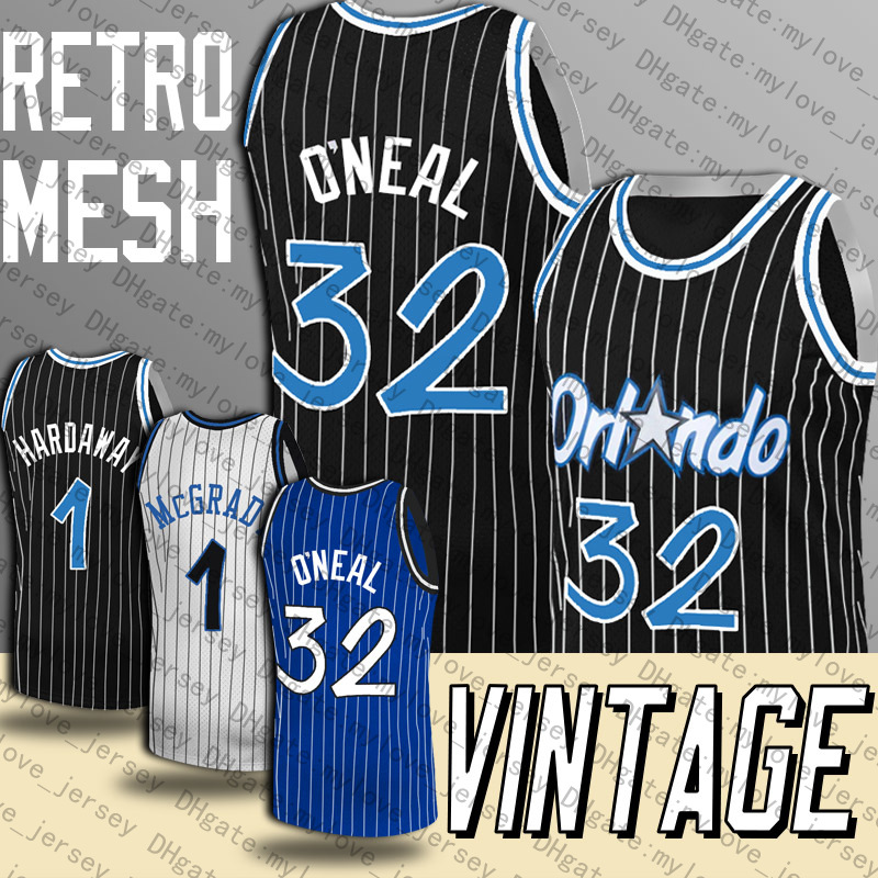 

Shaq 32 Basketball Jersey Throwback Tracy Jonathan Mcgrady Isaac Jerseys Penny Anfernee Hardaway Orlando''Magic''Jersey