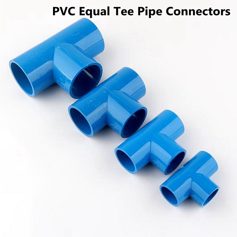 

2~10Pcs 20/25/32/40/50/63mm PVC Equal Tee Pipe Connectors Garden Irrigation Connector Aquarium Adapte Industry DIY