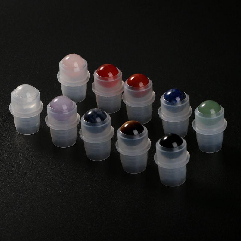 

Natural Gemstone Roller Ball For 5ml 10ml THICK Essential Oil Roll On Bottles Q1QD