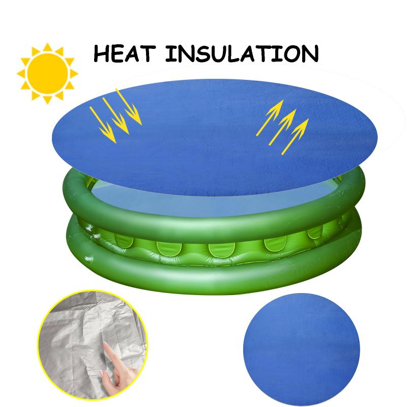 

Pool & Accessories Round Cover Protector Foot Above Ground Blue Protection Swimming Insulation Film Solar Foil