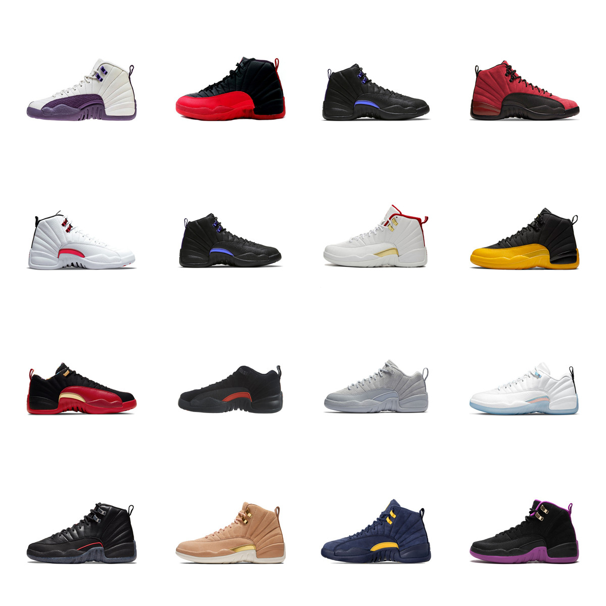

2022 new University blue 12 mens basketball shoes 12s twist utility royalty Bordeaux Taxi Fiba indigo Black Dark Concord international flight sports sneakers, 10