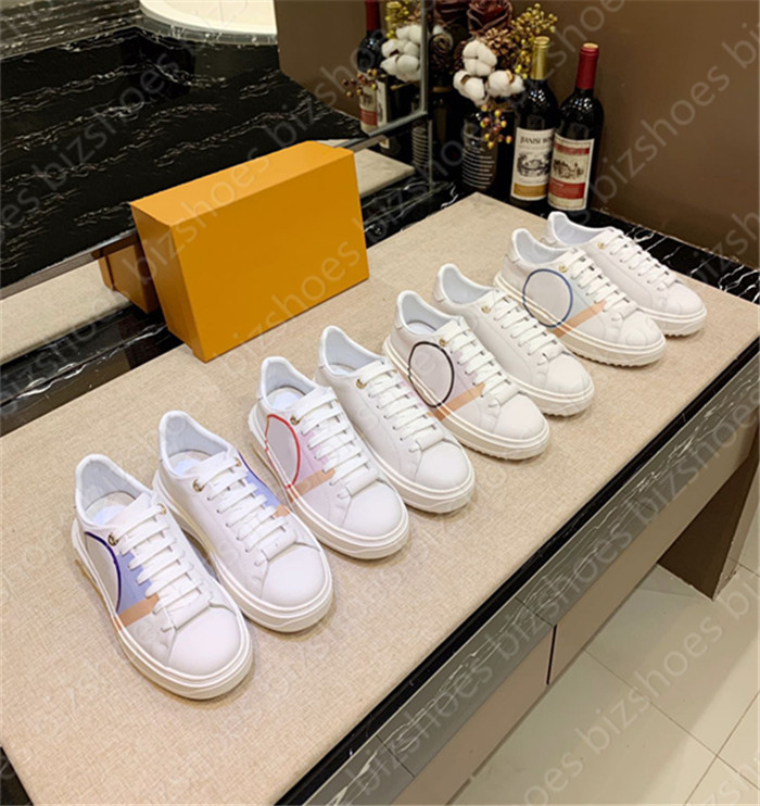 

Time Out leather Women Sneaker White Casual Shoes ACE Runner Vintage Trainer Heighten Rubber sole platform shoe Woman Luxurys Designers Shoe, 05