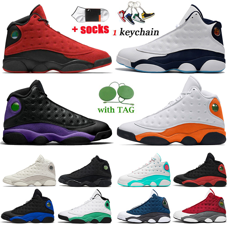 

Wholesale Top Fashion Mens Basketball Shoes Flint Lucky Green Playground Bred Soar Pink Black Cat Phantom Reverse Hyper Royal Chicago He got game Sports Trainers, # court purple 40-47