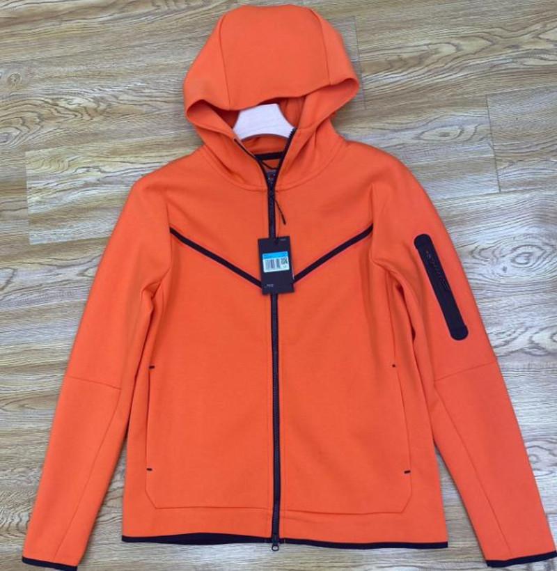 

201 new autumn winter Large size MEN'S HOODIE SPORTSWEAR TECH FLEECE WINDRUNNEOR fashion leisure sports jacket running fitness coat RED, Ivory