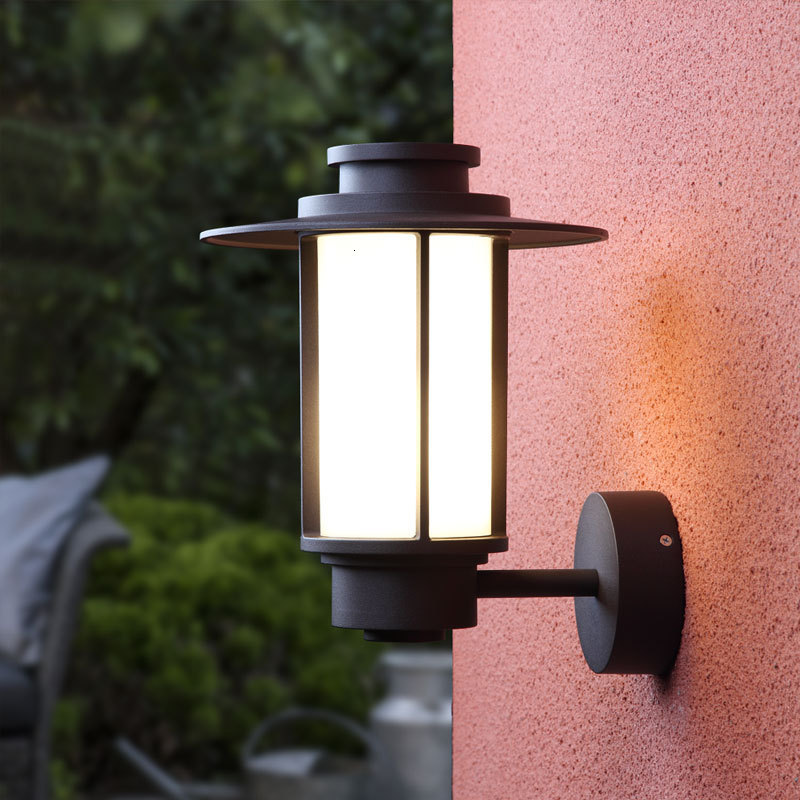 

2021 New Outdoor Wall From the Vintage Open-air Garden Dlight Proof of Iron Water and 27 Craerry Backyard Porch Lighting Corridor Outdoors R