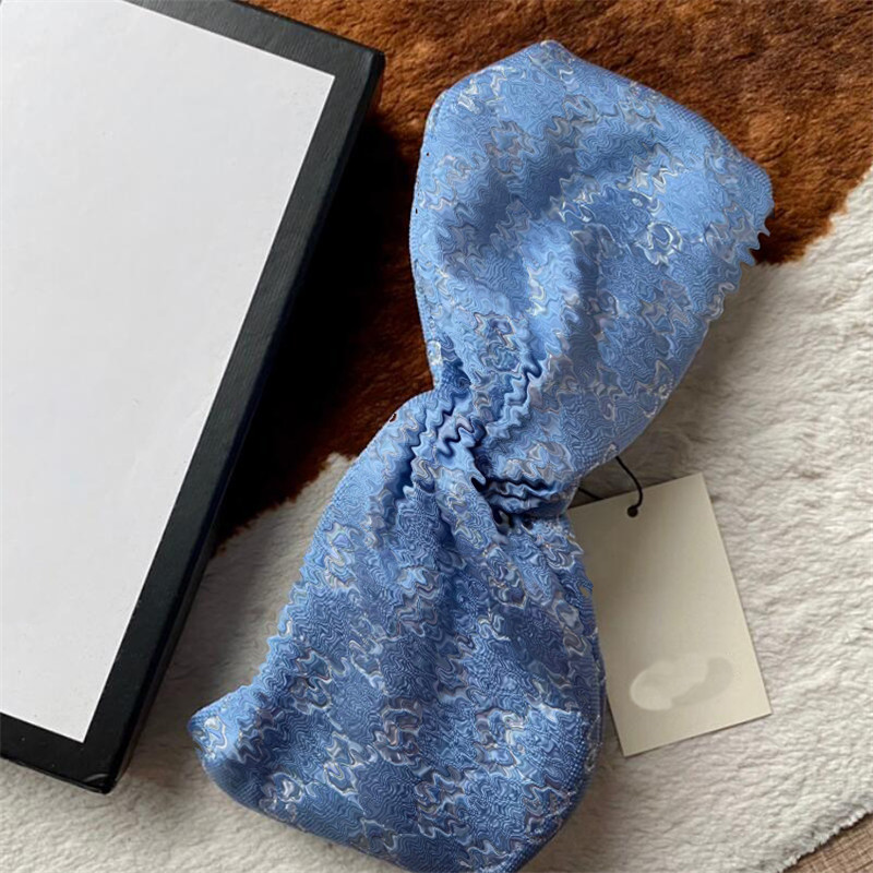 

Classic Embroidery Women Headband Fashion Soft Touch Lady Elastic Headwrap Indoor Outdoor Personality Female Sport Hairbands