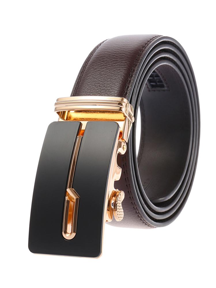 

Belts Men's Belt Golden Silver 110cm-130cm Bellt For Men Bandwidth 3.5cm Fashion Designer Premium Quality Cowhide Leather, Black