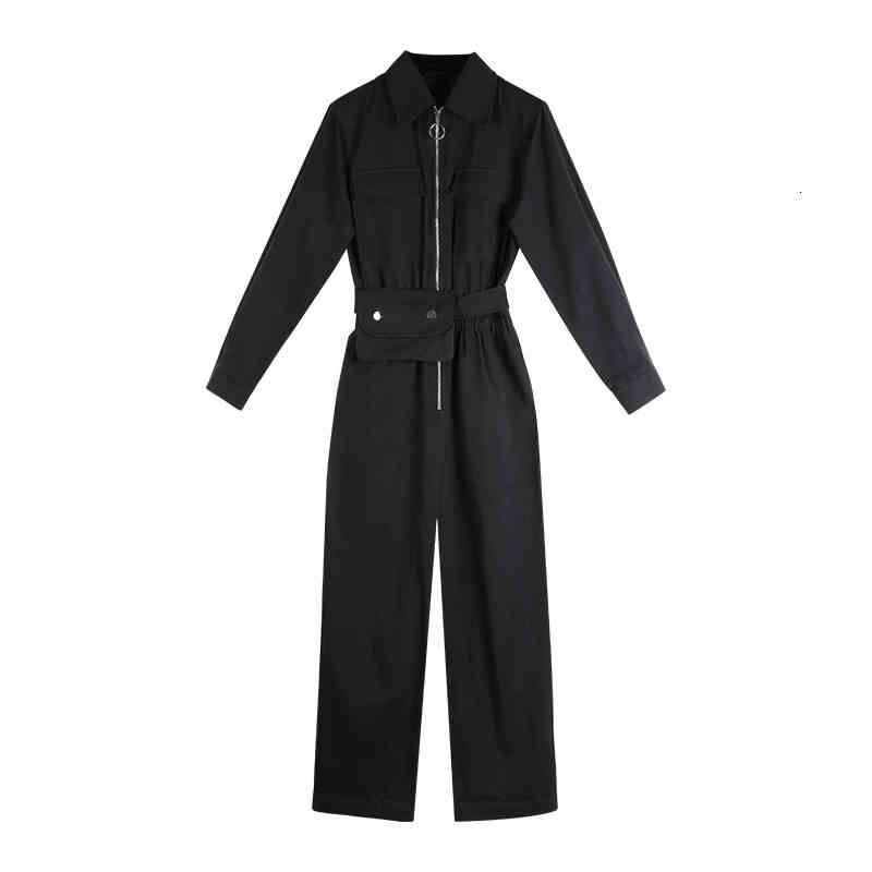 

Women's Jumpsuits & Rompers Macacão feminino com manga longa, macacão da moda para mulheres, estilo safari, preto, casual, folgado, , streetwear wj50 GKXQ, 1# shoe box